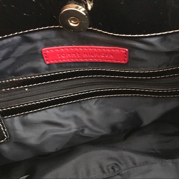 Tommy Hilfiger Logo Canvas Handbag - Picture 7 of 7